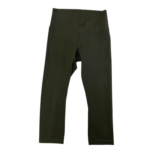 Athletic Capris By Lululemon In Green, Size:8