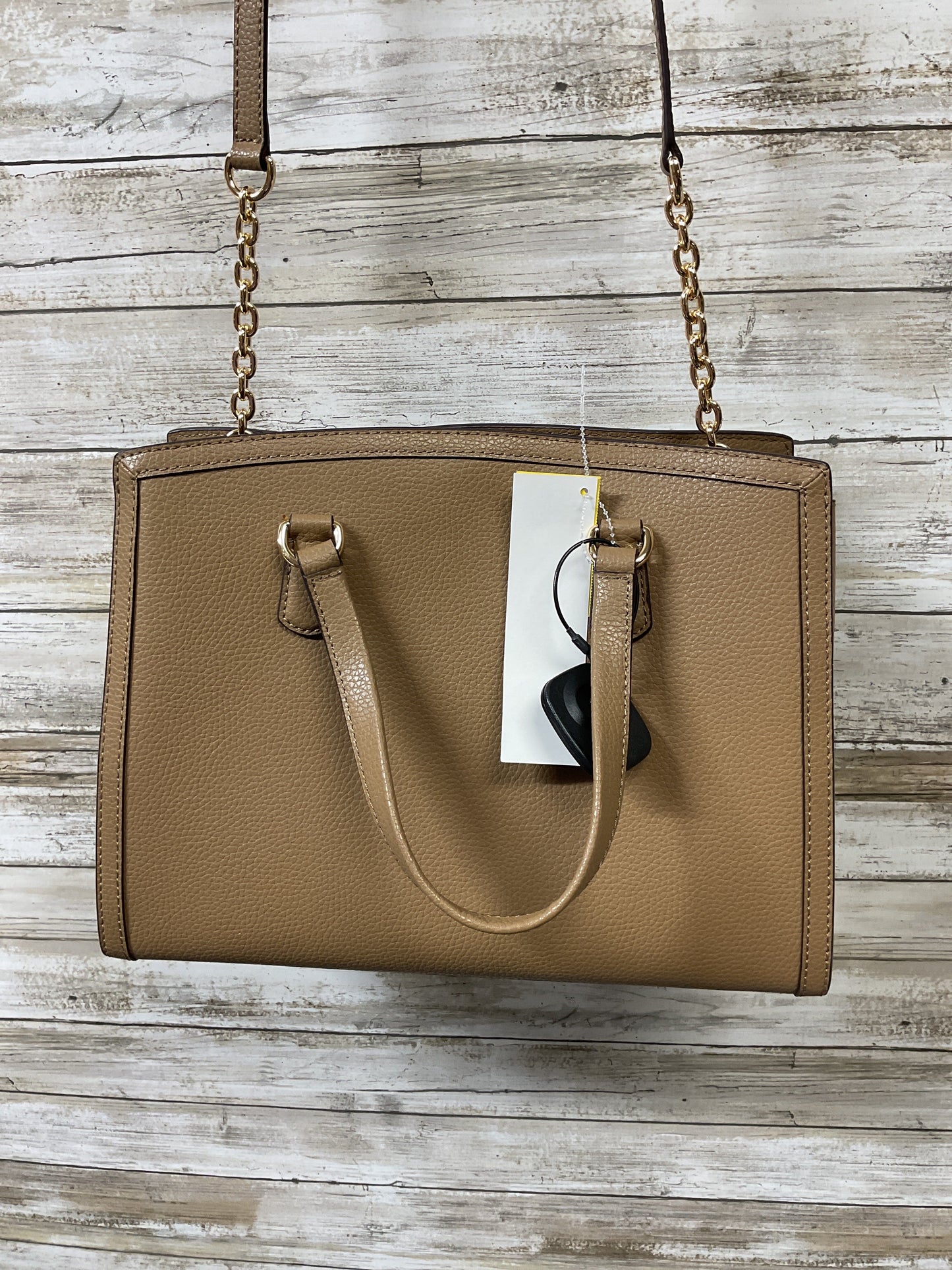 Handbag Designer By Michael Kors In Tan, Size:Medium