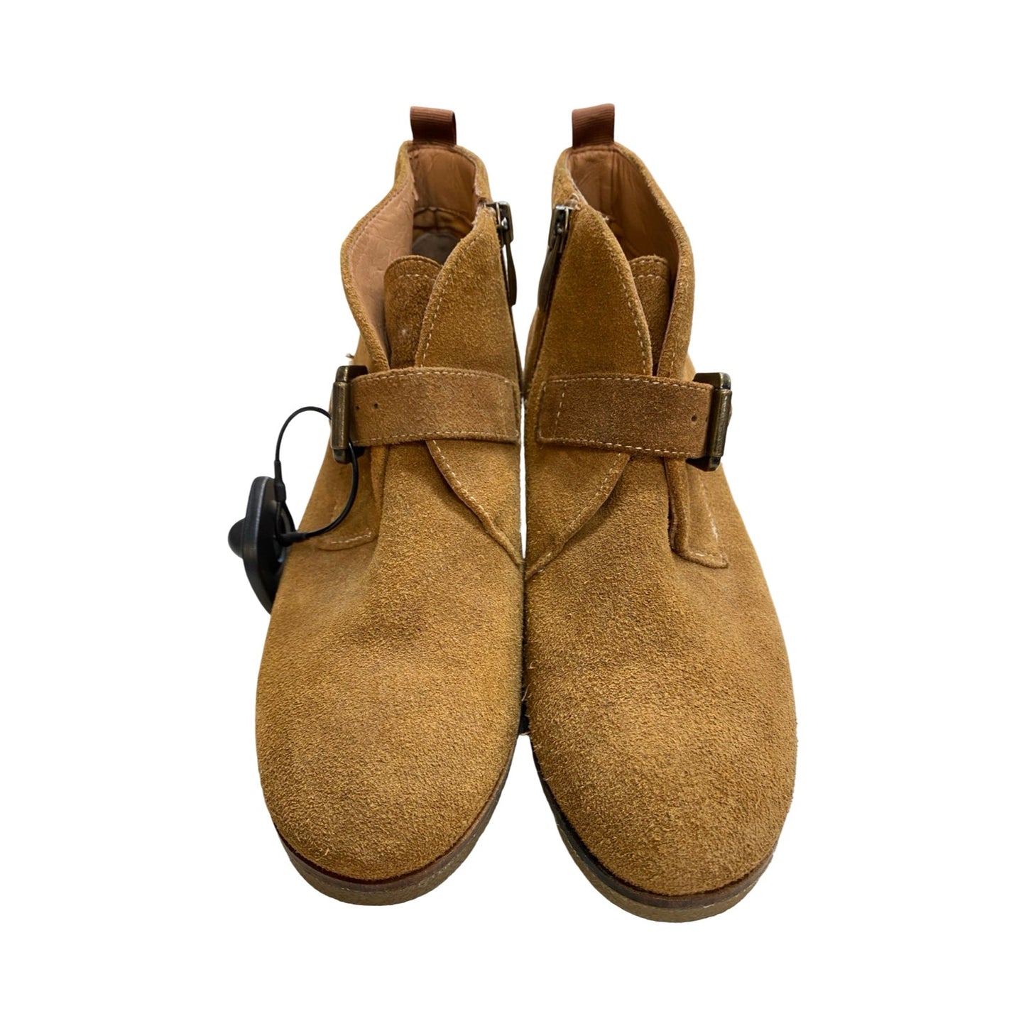 Boots Ankle Heels By Franco Sarto In Tan, Size:6.5