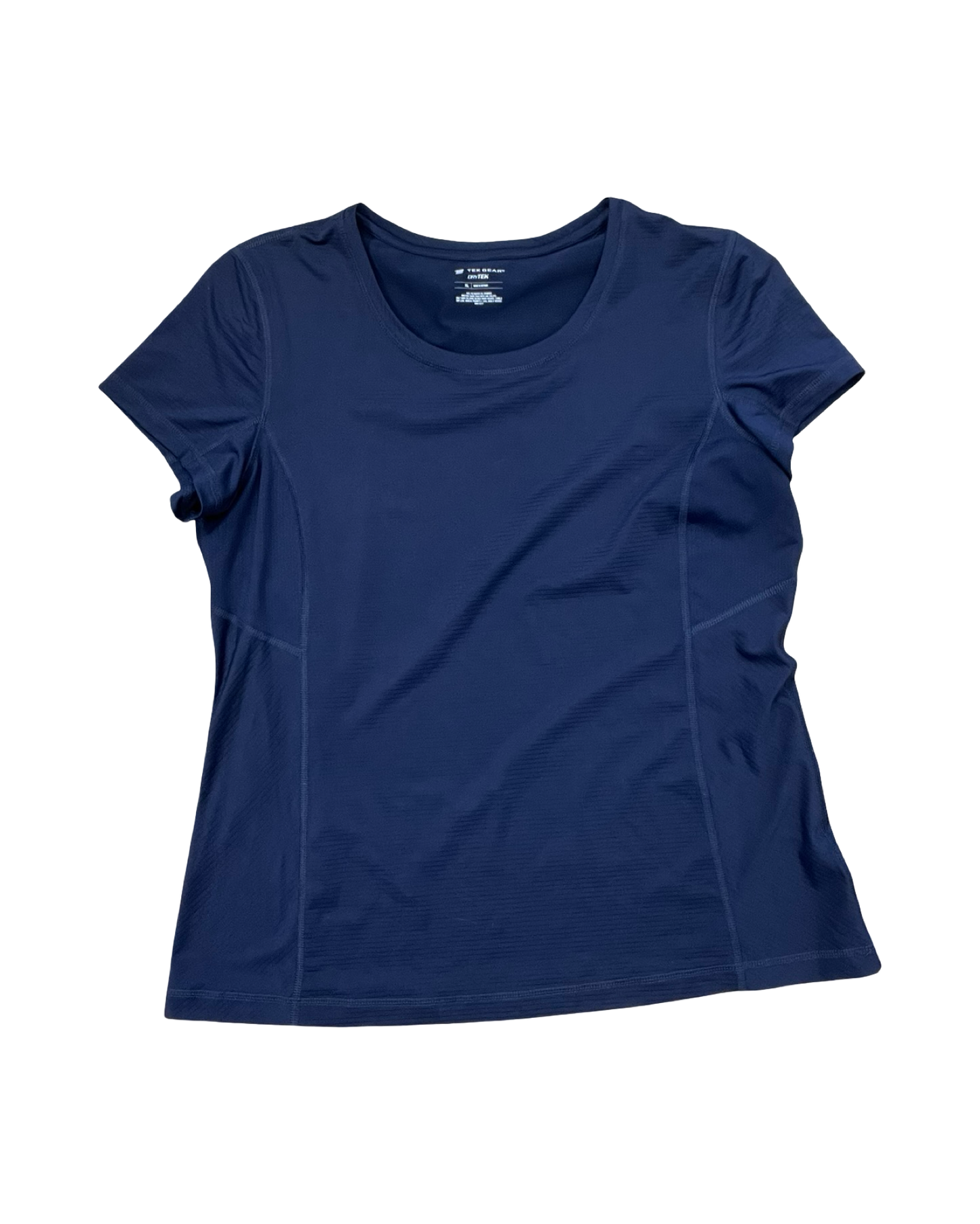 Athletic Top Ss By Tek Gear In Blue, Size:Xl