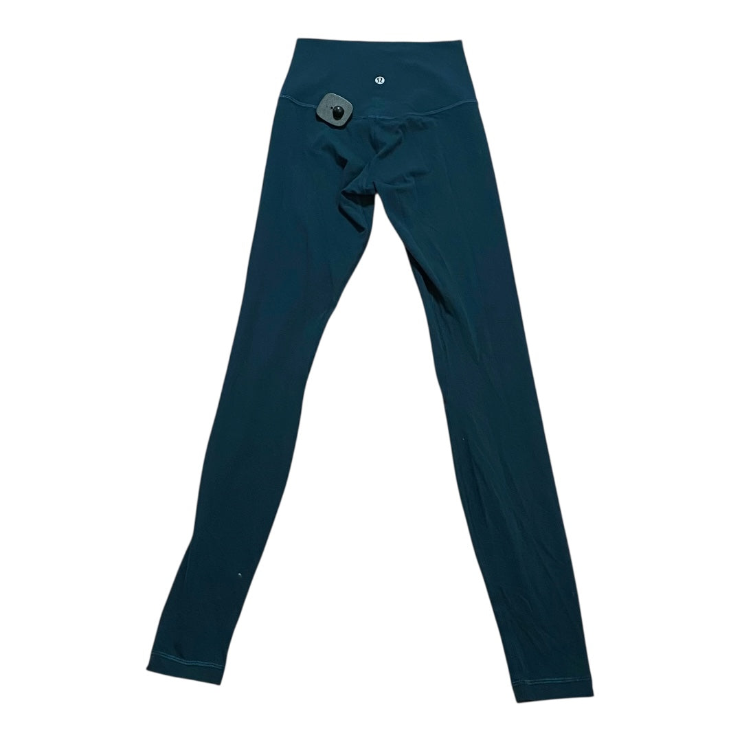 Athletic Leggings By Lululemon In Blue, Size:2
