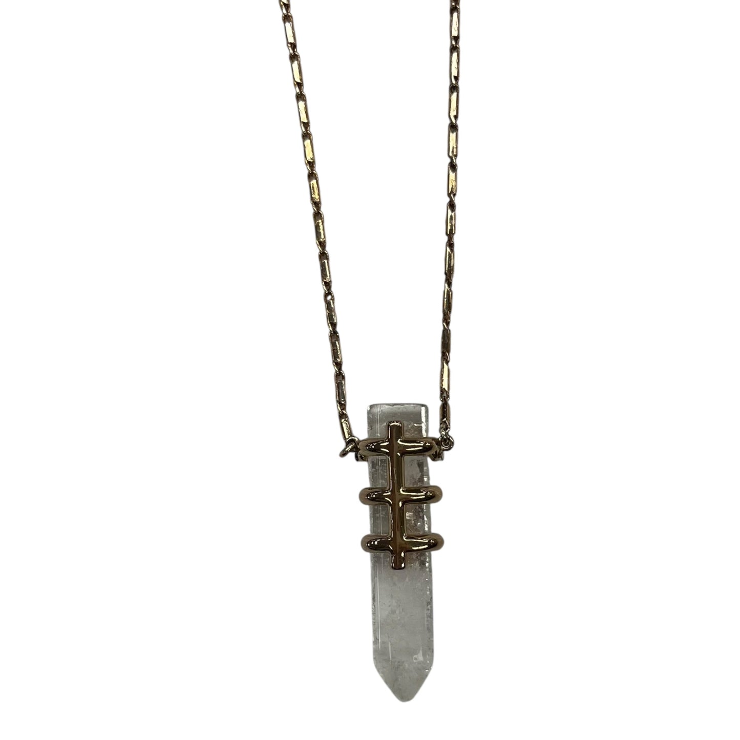 Necklace Pendant By Clothes Mentor In Gold