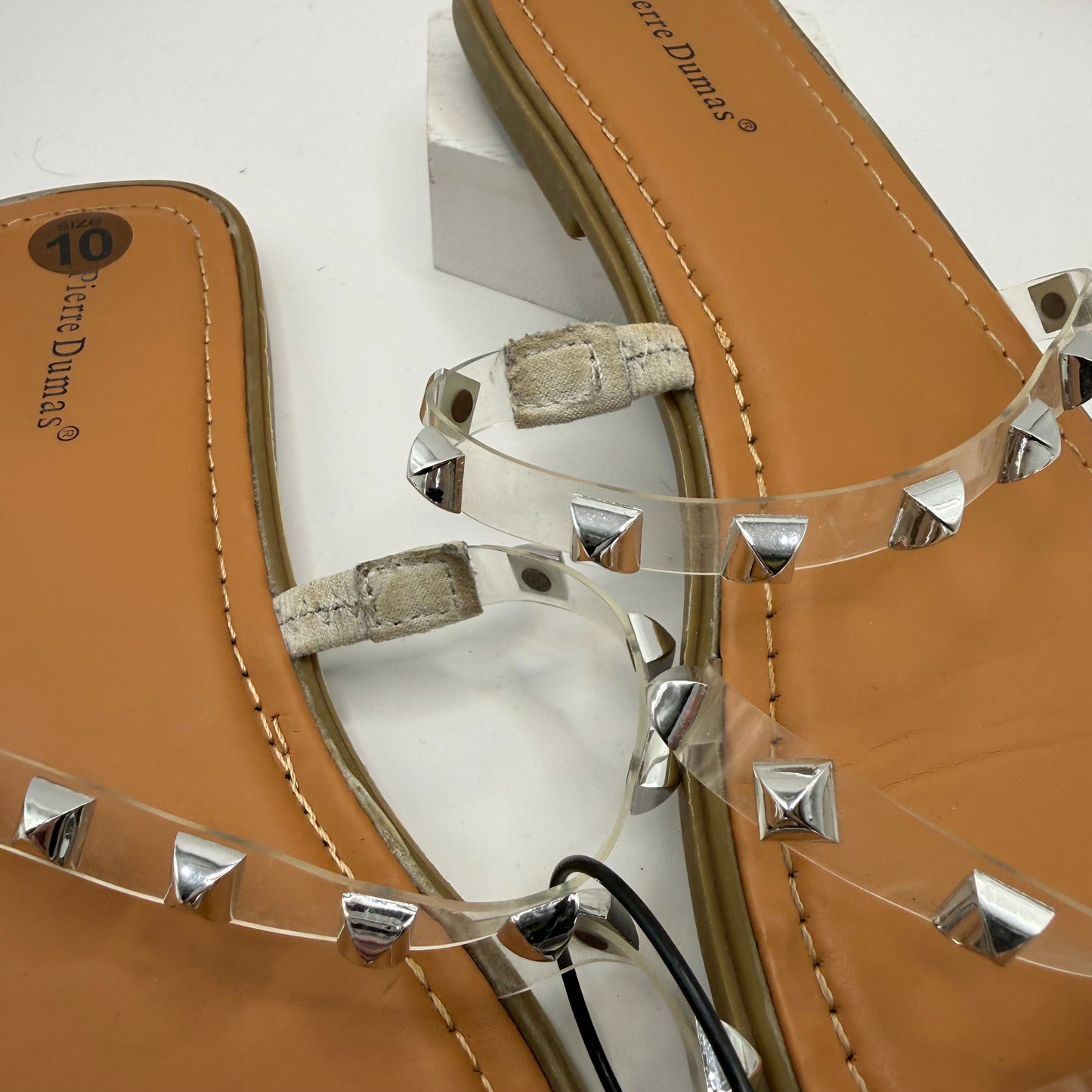 Sandals Flats By Pierre Dumas In Brown, Size: 10
