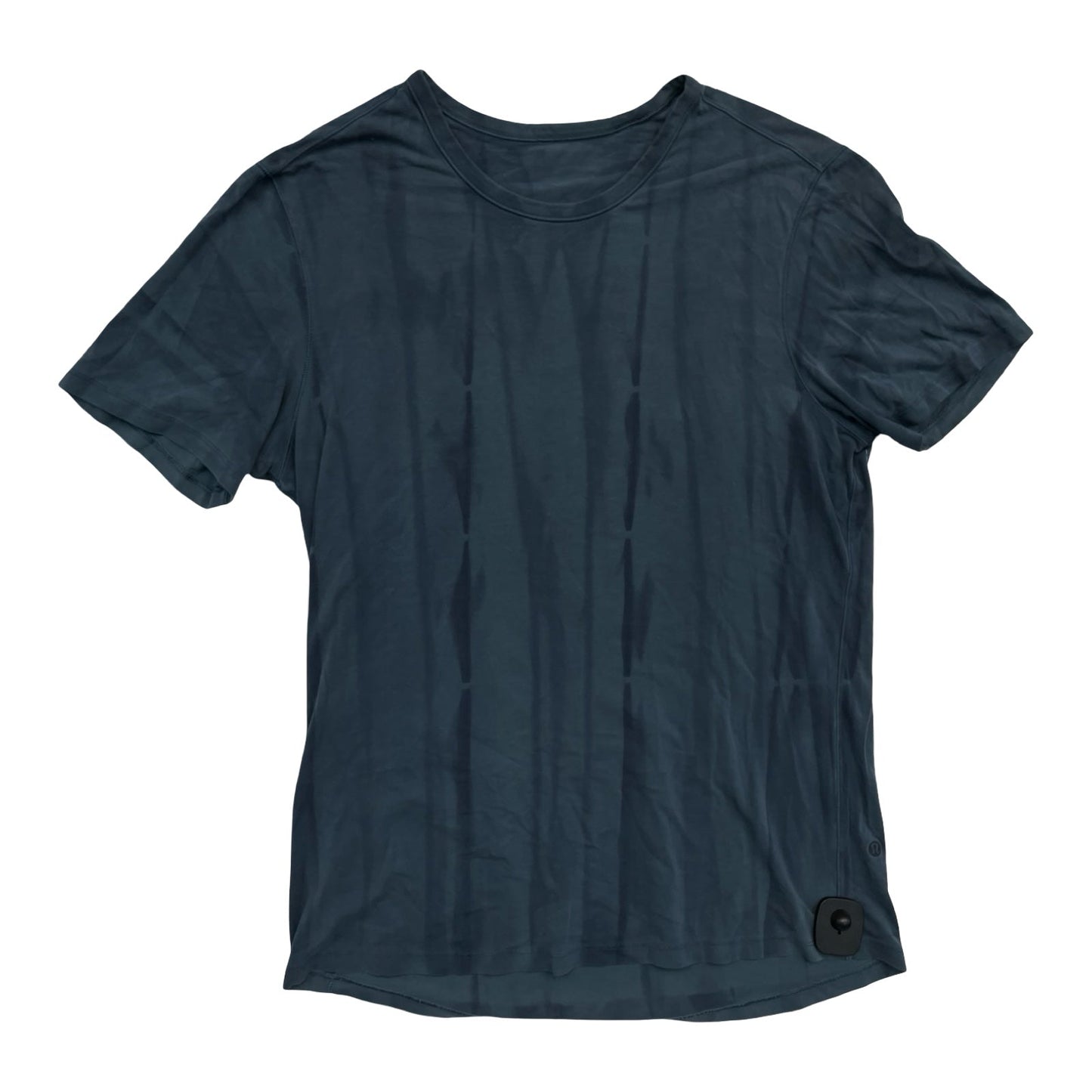 Athletic Top Ss By Lululemon In Teal, Size:L