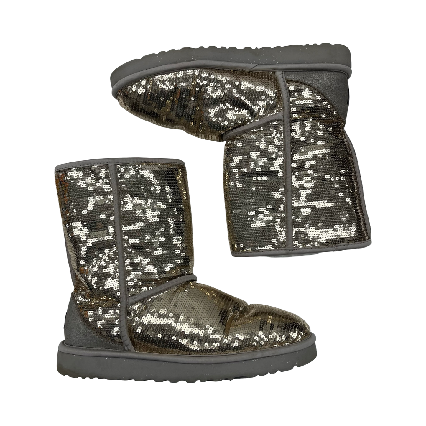 Boots Designer By Ugg In Gold, Size:10