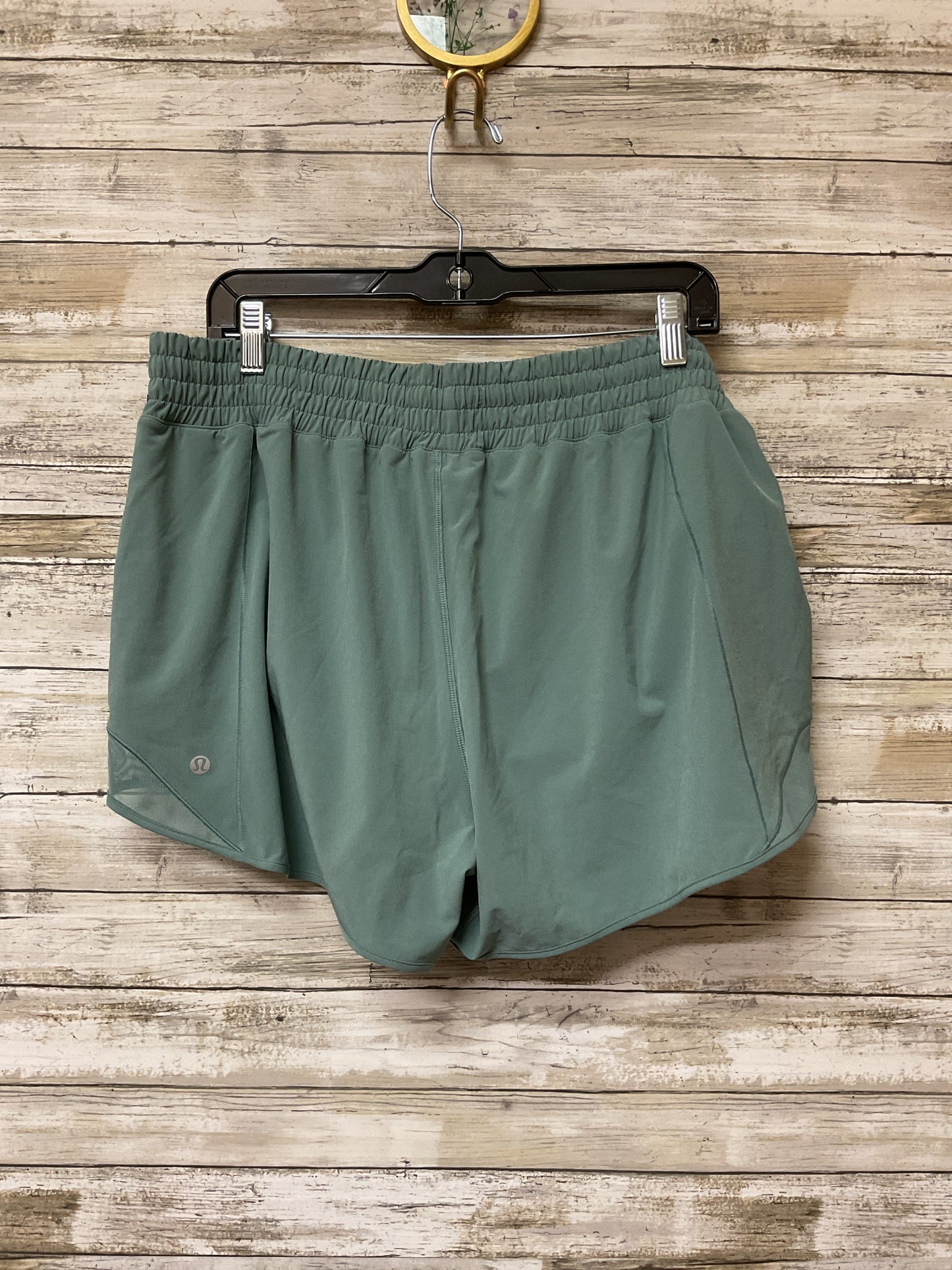 Athletic Shorts By Lululemon In Green, Size:14