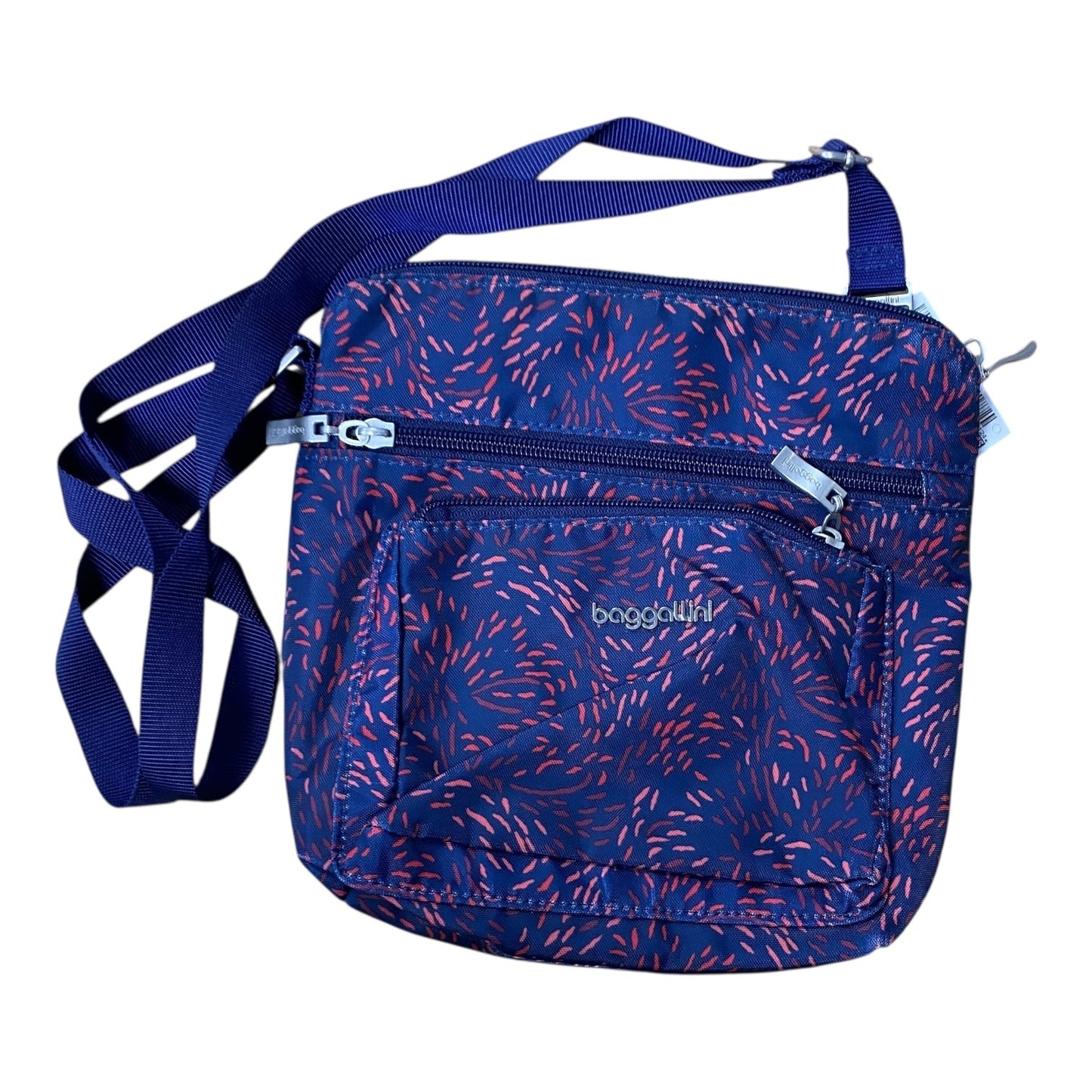 Crossbody By Baggallini In Blue & Red, Size:Small