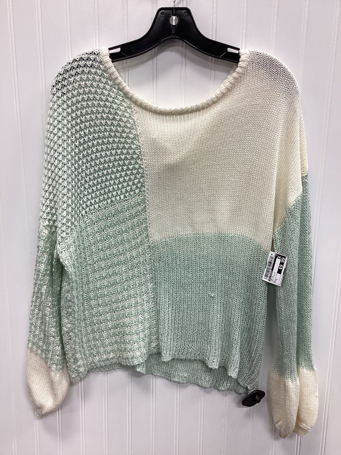 Top Ls By Blu Pepper In Blue & White, Size:S