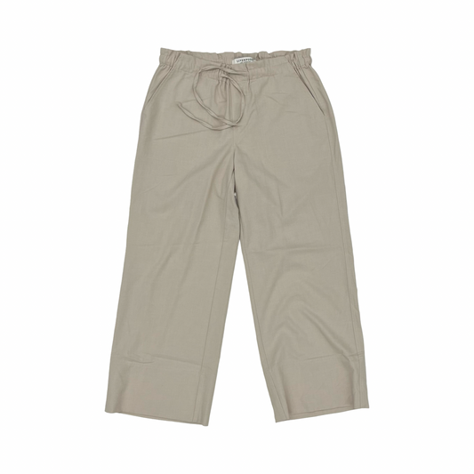 Pants Wide Leg By Liverpool In Tan, Size:M