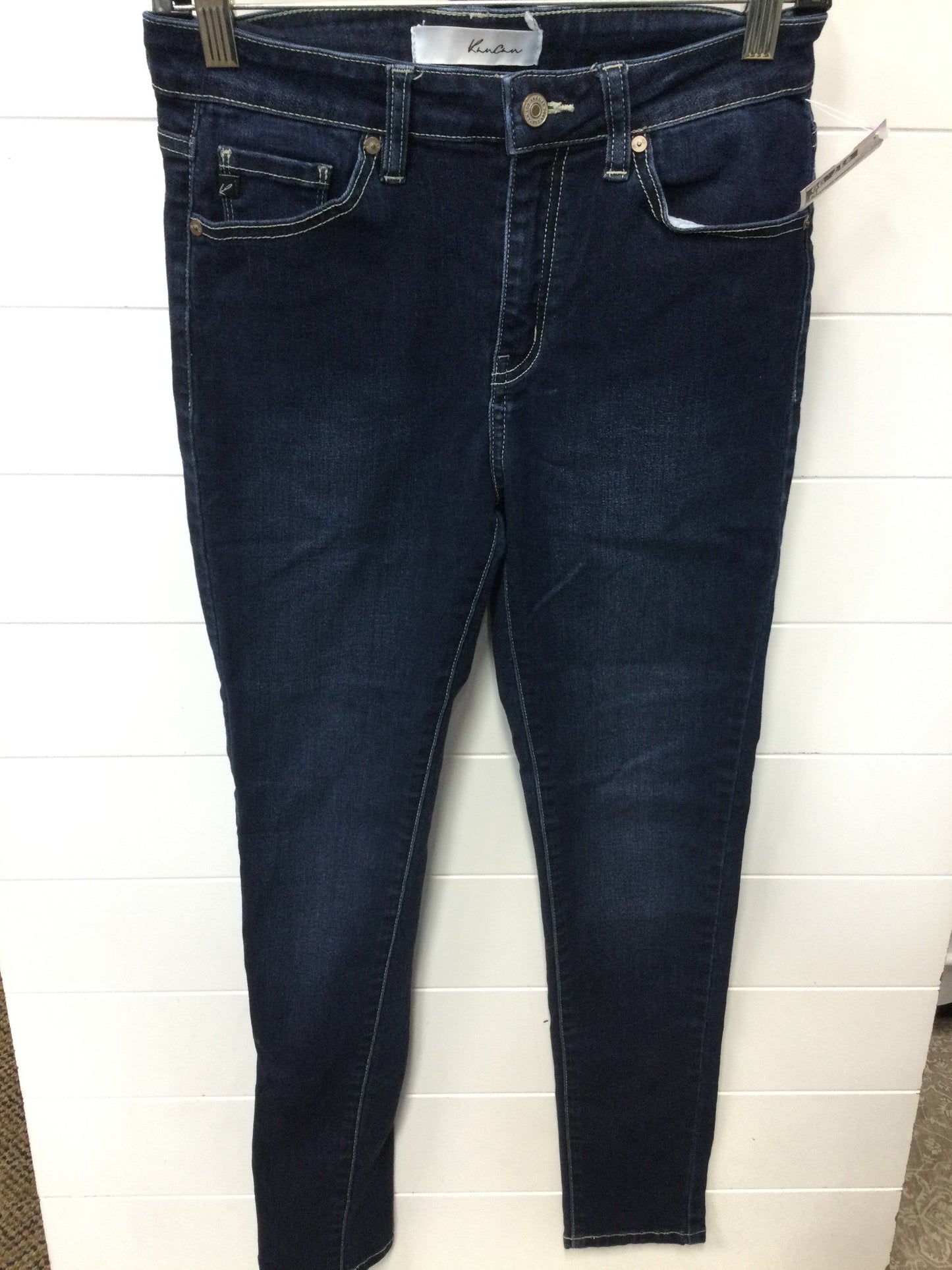 Jeans Skinny By Kancan In Blue Denim, Size:4