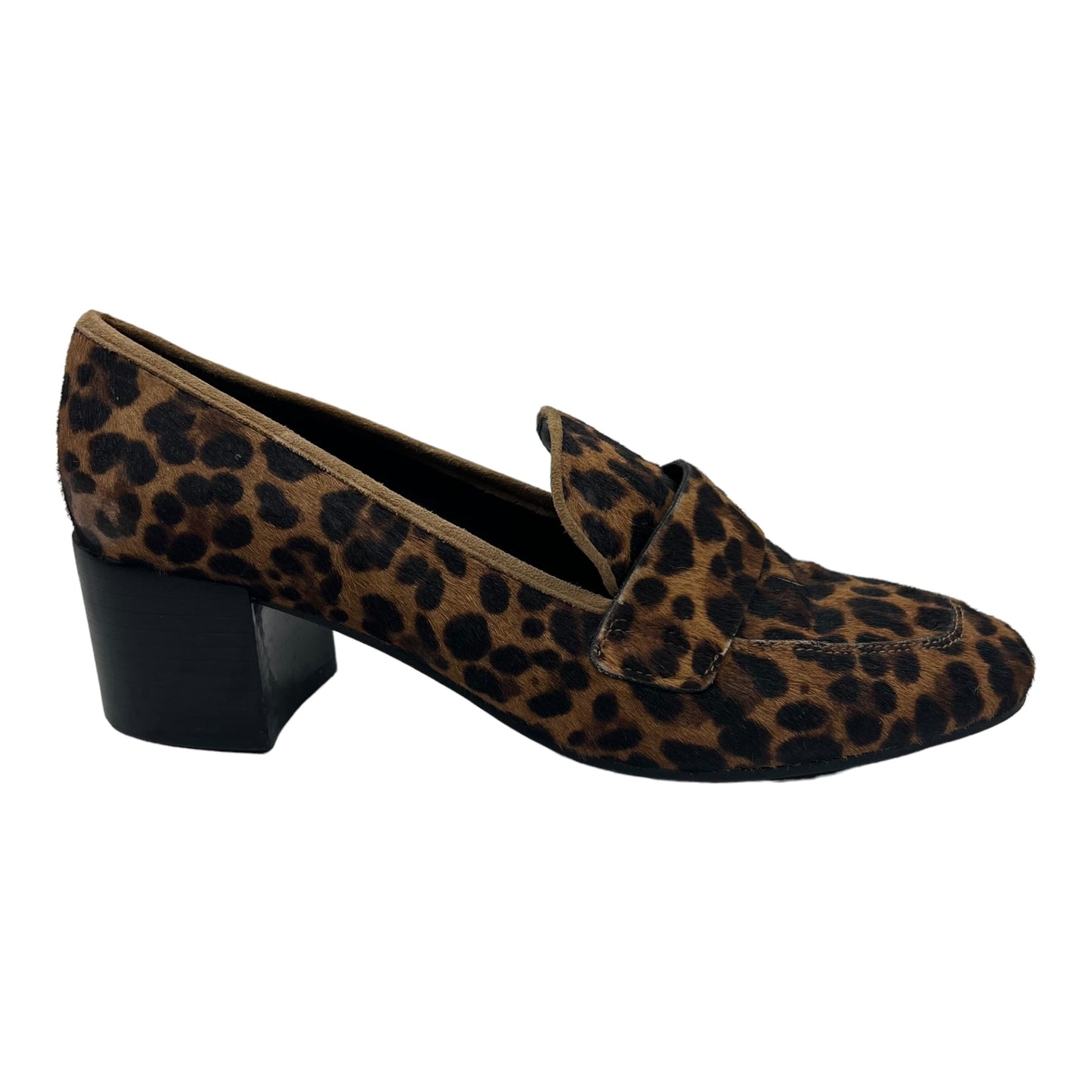 ANIMAL PRINT SHOES HEELS BLOCK by MARC FISHER Size:8.5