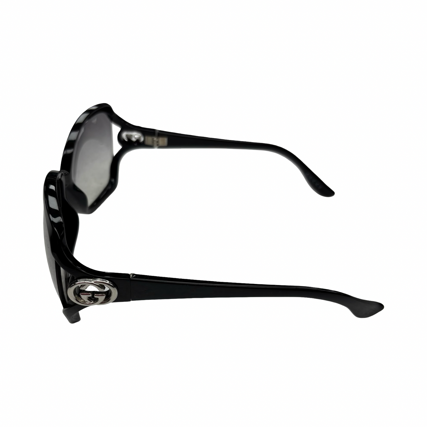 Sunglasses Luxury Designer By Gucci In Black
