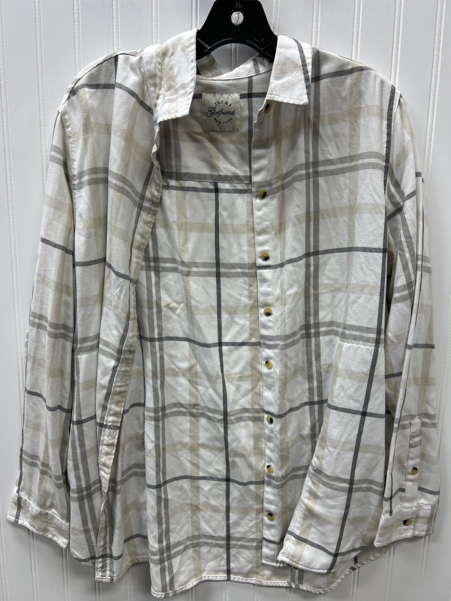 Top Ls By Jachs Girlfirend In Cream, Size:L