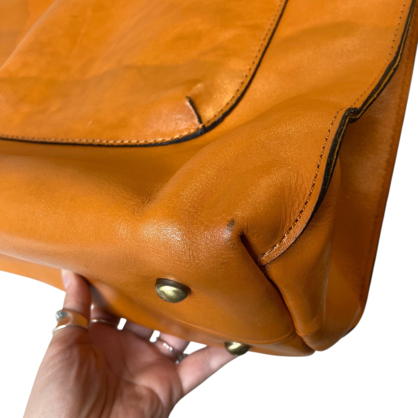 Handbag Designer By Patricia Nash In Gold, Size:Large