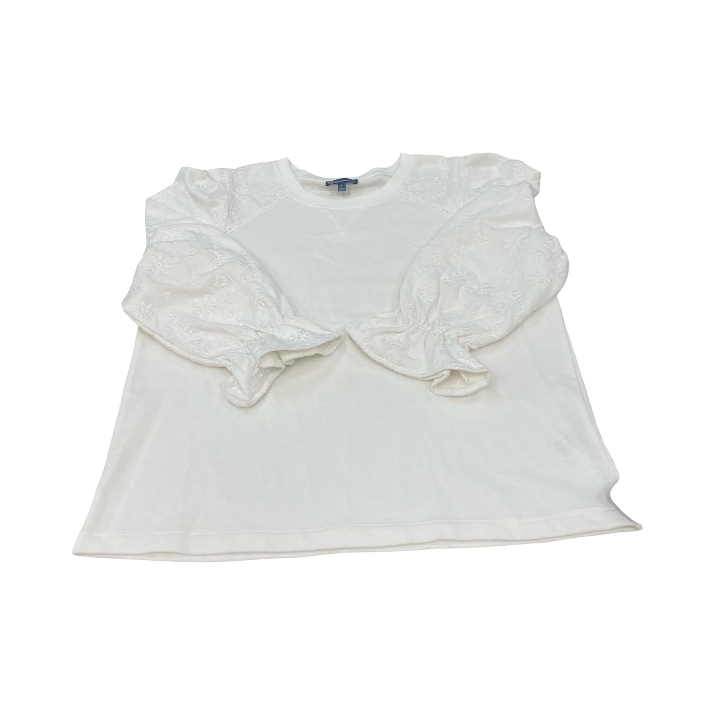 Top Ls By Democracy In White, Size:L