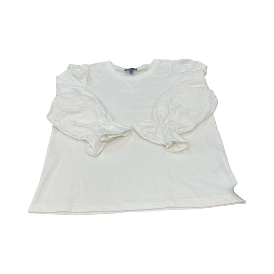 Top Ls By Democracy In White, Size:L