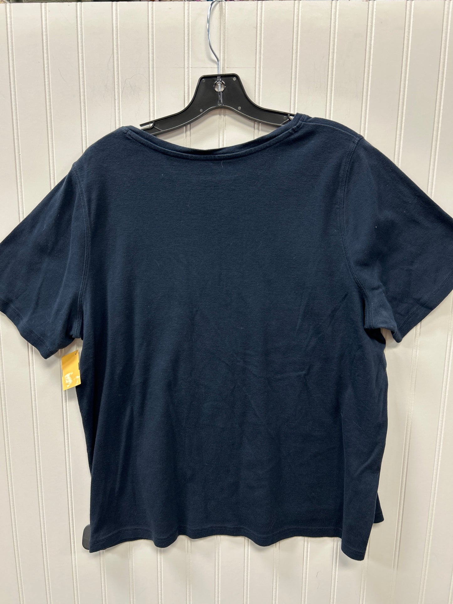 Top Ss Basic By Cj Banks In Navy, Size:1X