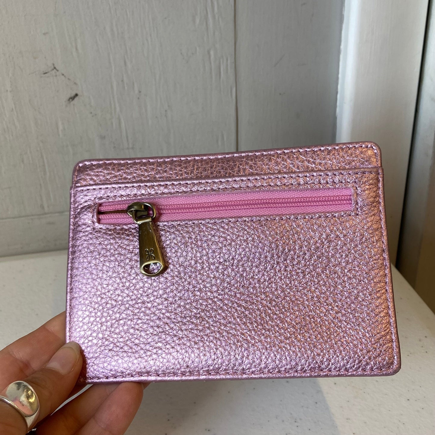 Wallet Leather By Hobo Intl In Pink, Size:Small