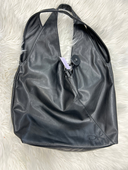 Handbag By Donna Karan In Black, Size:Large