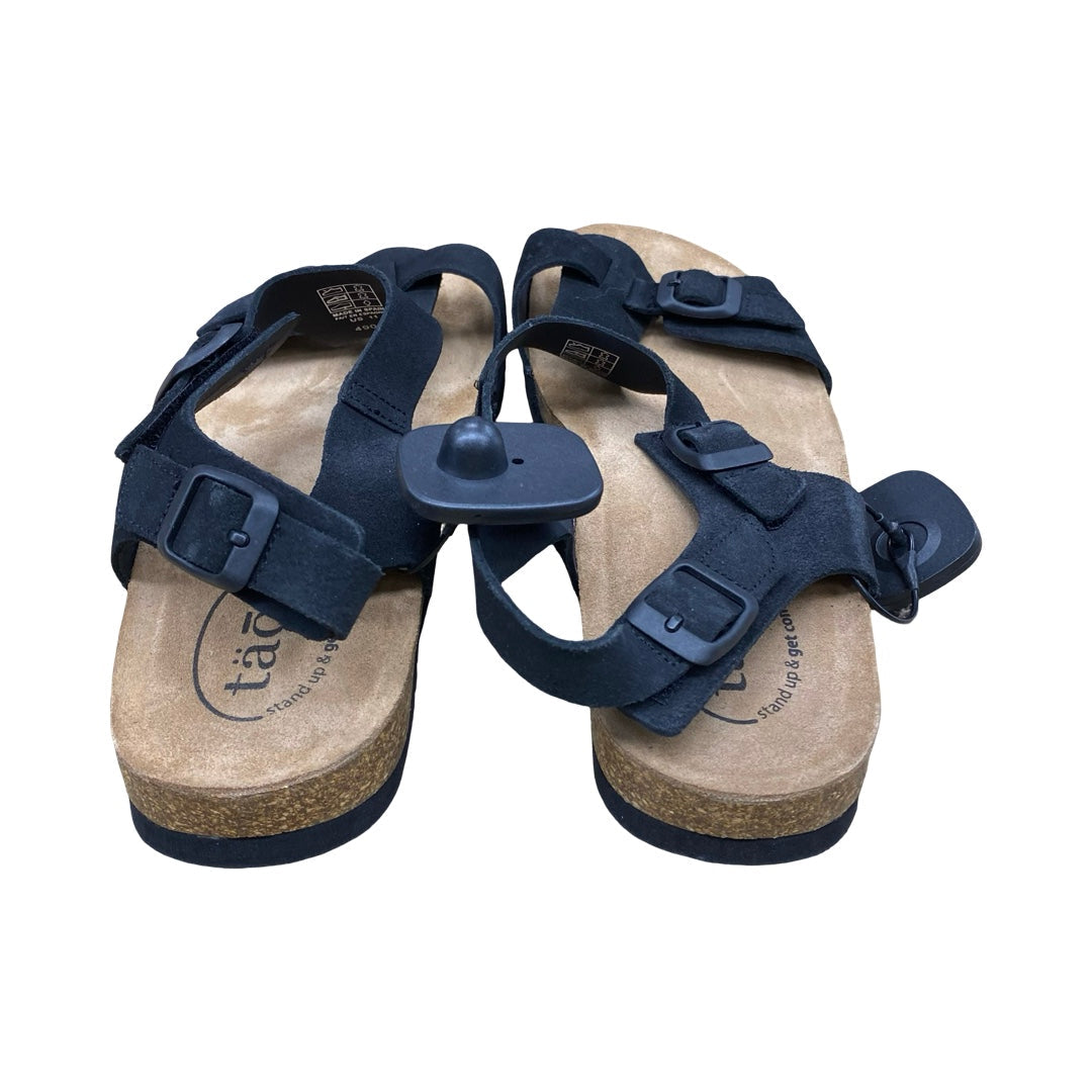 Sandals Flats By Taos In Black & Brown, Size:11