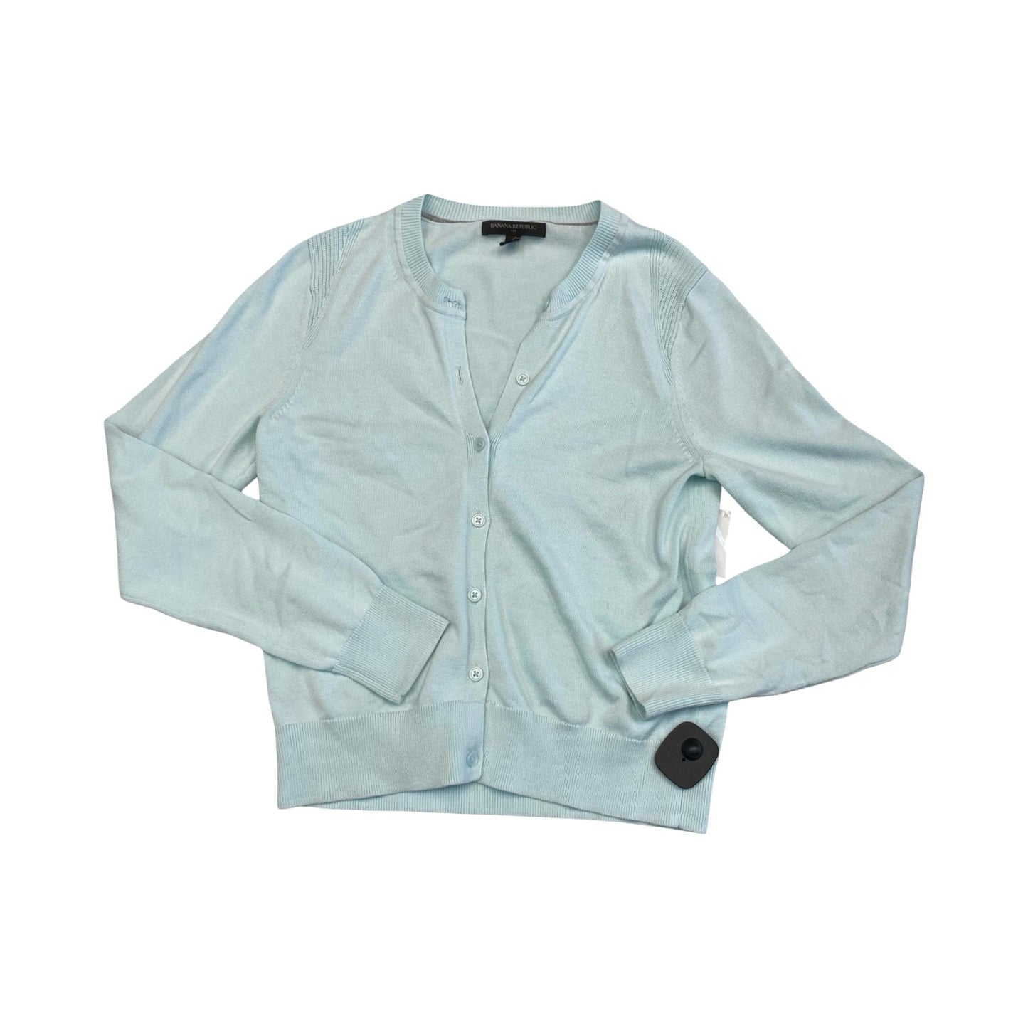 Sweater Cardigan By Banana Republic In Blue, Size:S