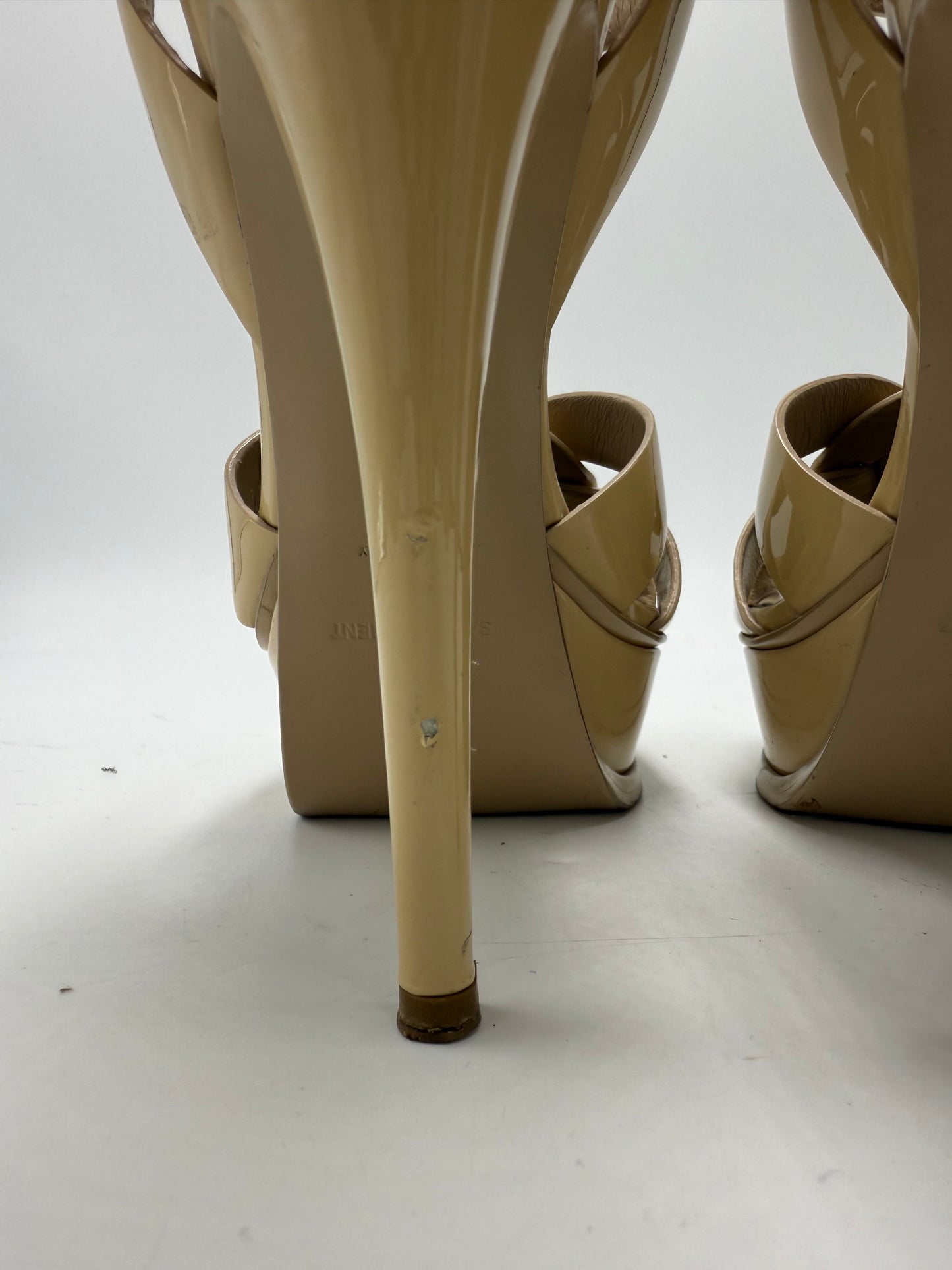 Yves Saint Laurent YSL Tribute Platform Sandals, Size: 7