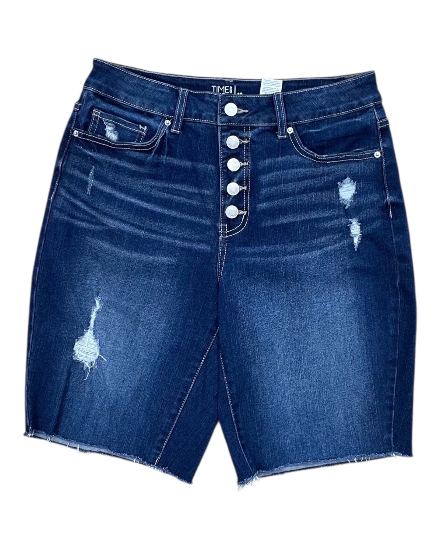 Shorts By Time And Tru In Blue Denim, Size:10
