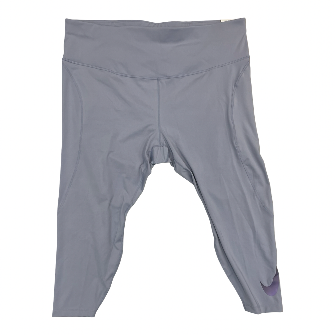 Athletic Capris By Nike In Purple, Size:3X