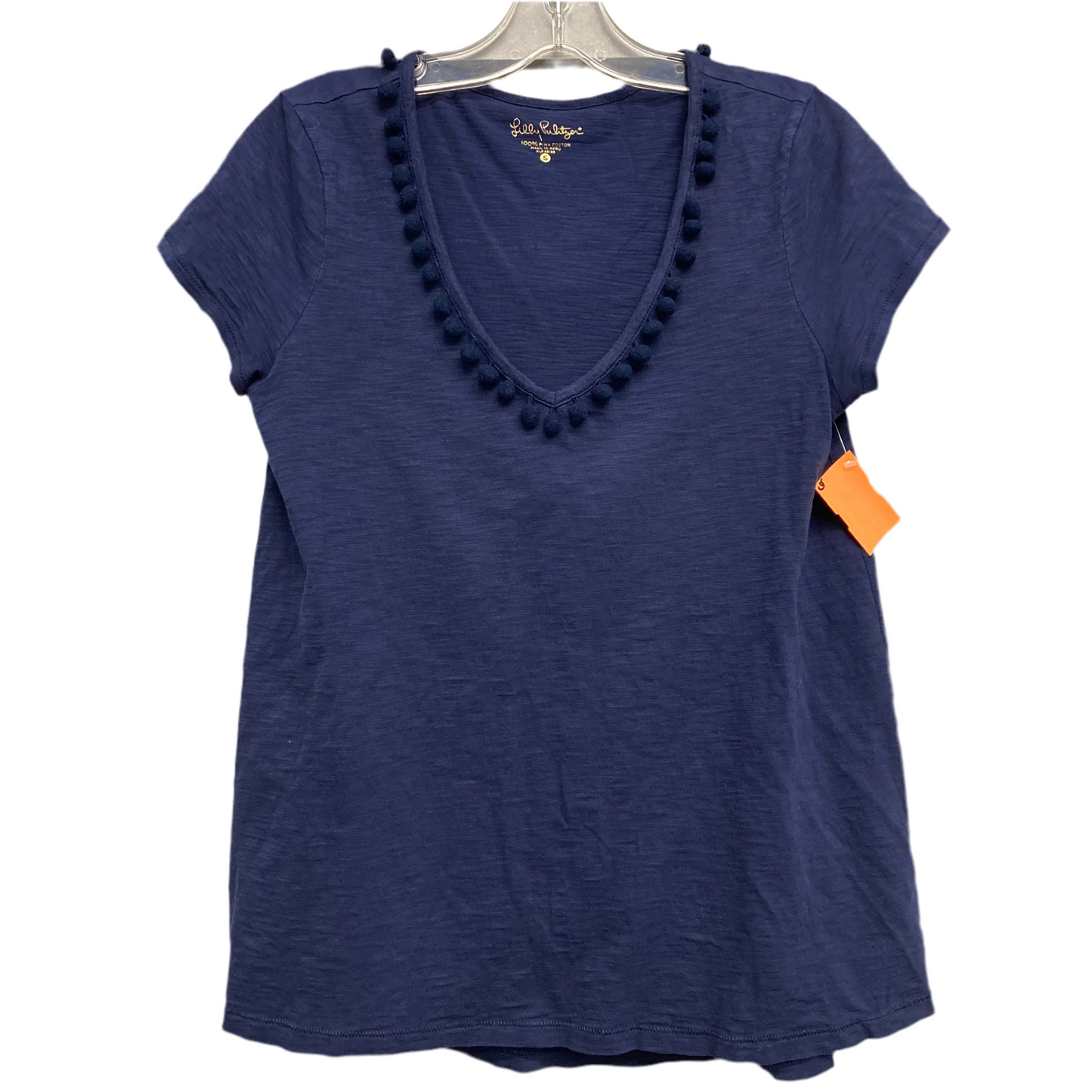 Top Ss Designer By Lilly Pulitzer In Navy, Size:S