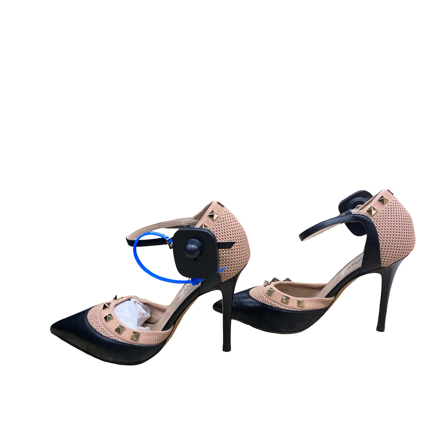 Shoes Luxury Designer By Valentino-Garavani In Black & Brown, Size:5
