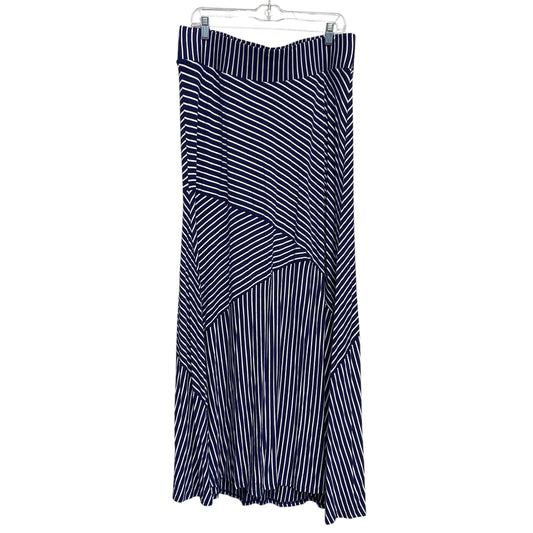 Skirt Maxi By Torrid In Blue & White, Size:1X