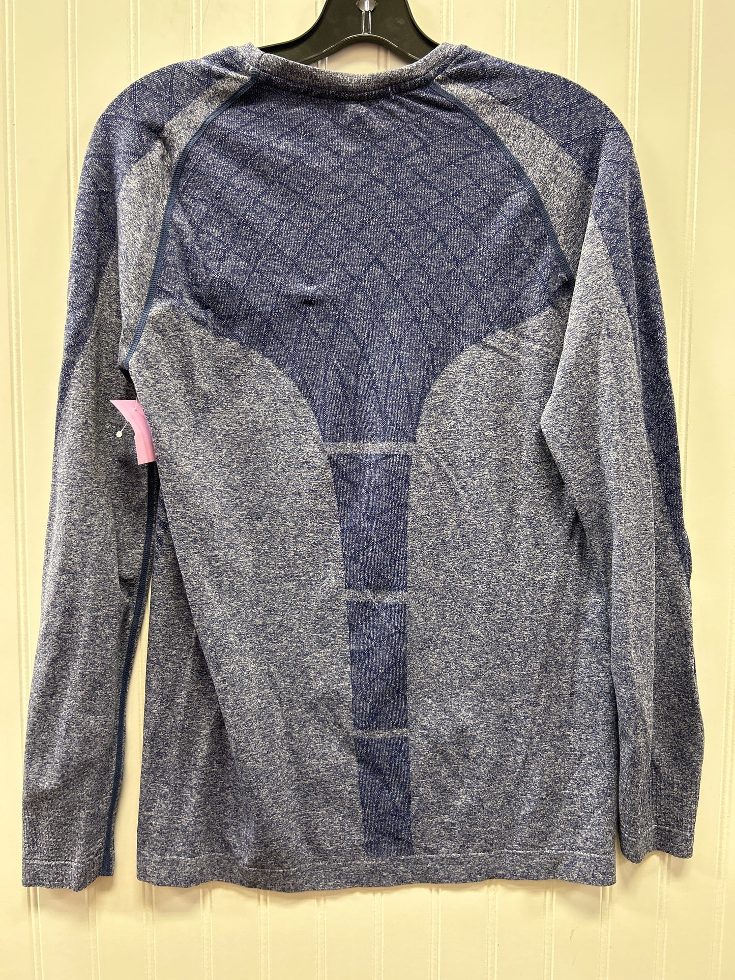 Athletic Top Ls Crewneck By Gym Shark In Blue, Size:M