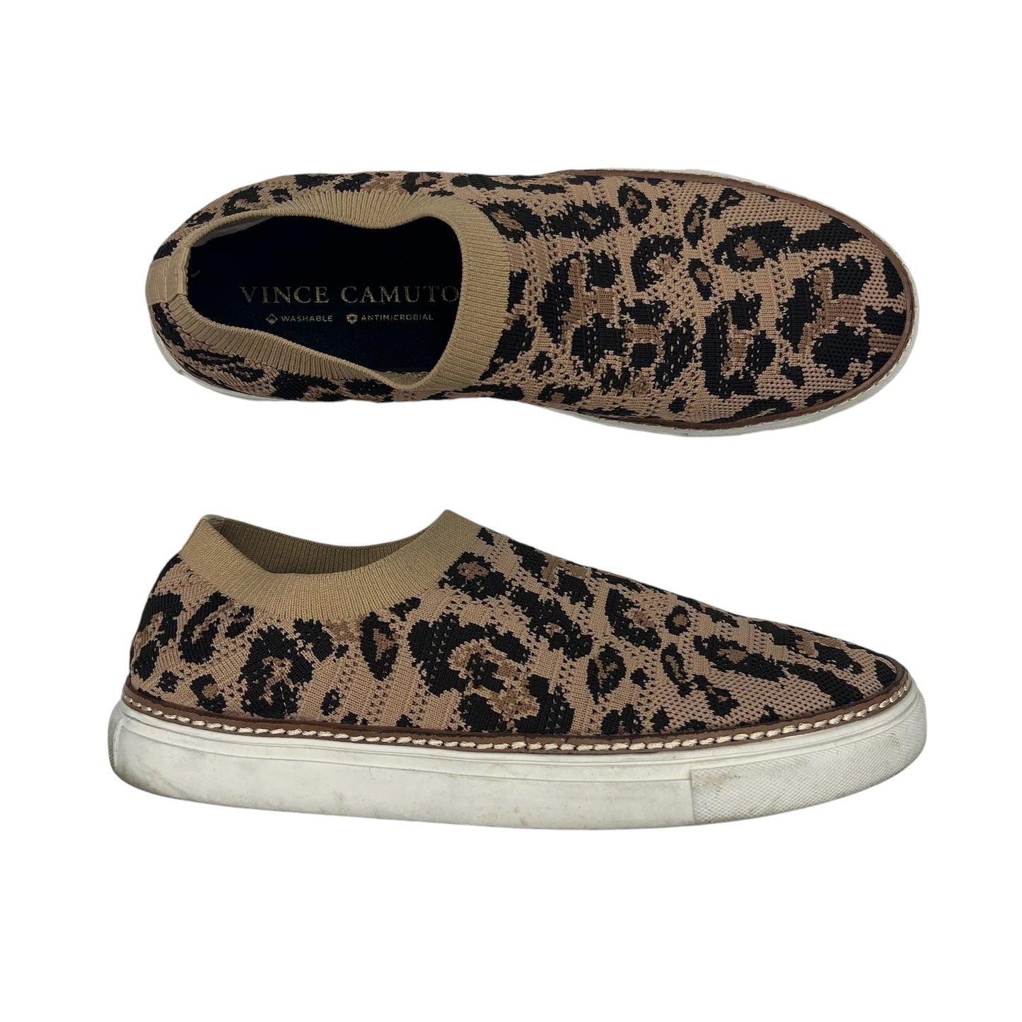 Shoes Flats By Vince Camuto In Animal Print, Size:10