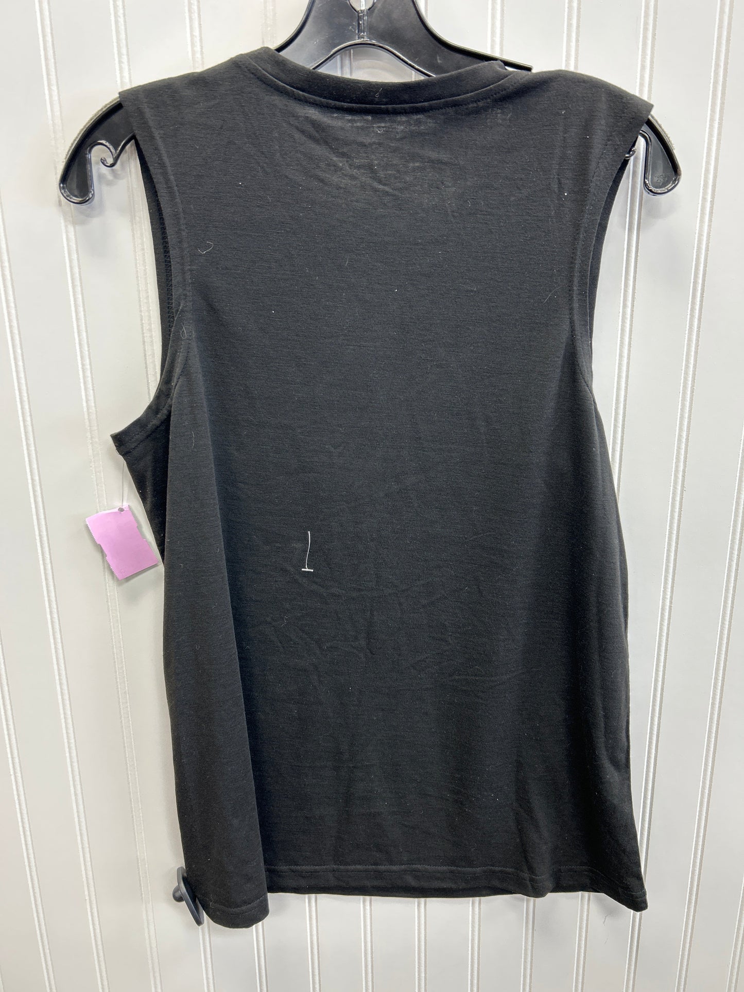 Top Sleeveless By Clothes Mentor In Black, Size:L