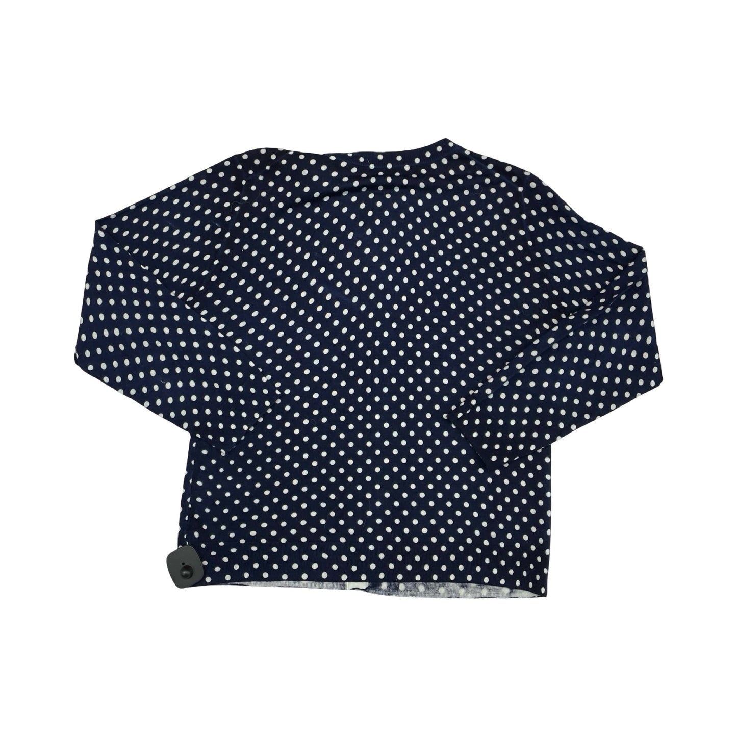 Sweater Cardigan By J. Crew In Polkadot Pattern, Size:Xl