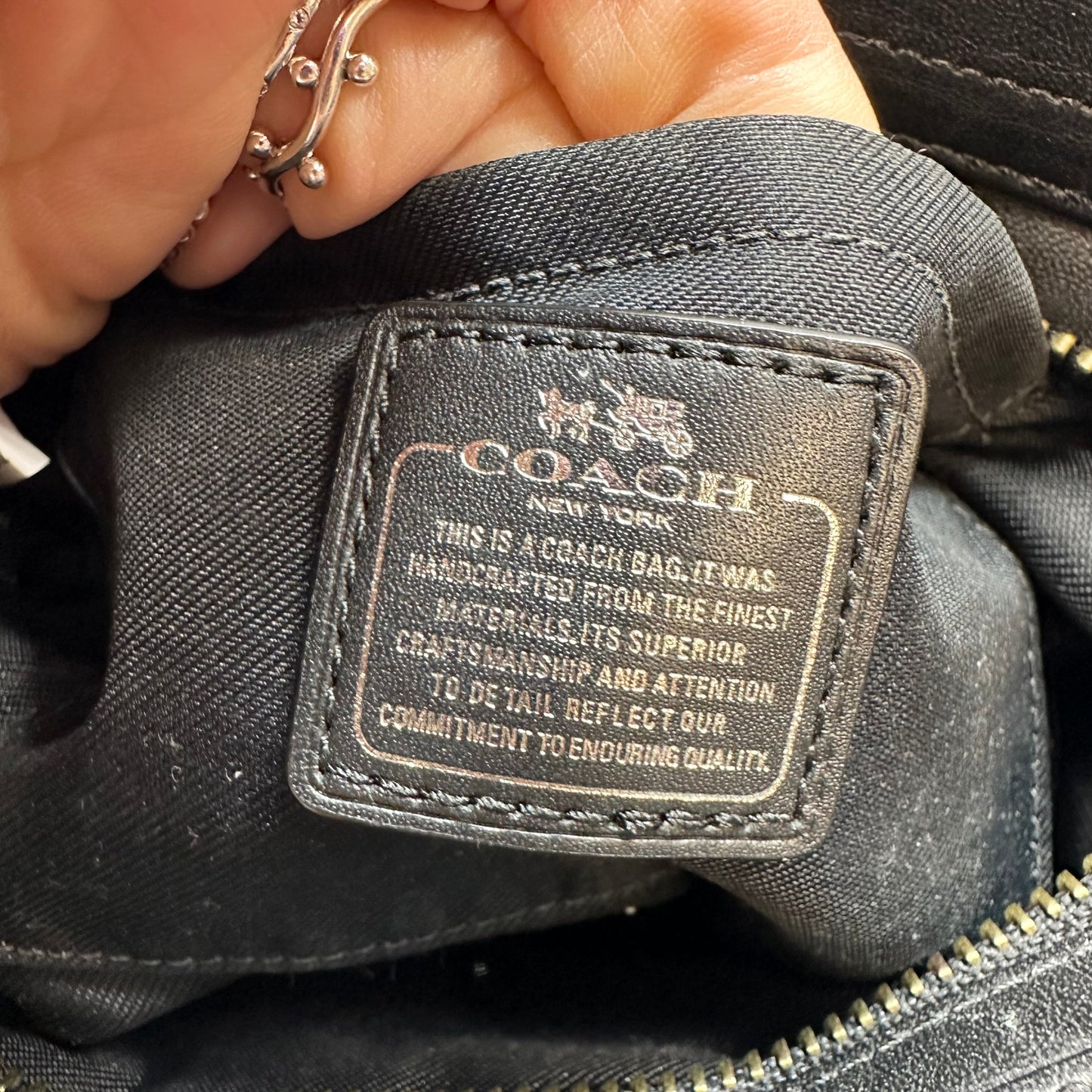Crossbody Designer By Coach, Size: Small
