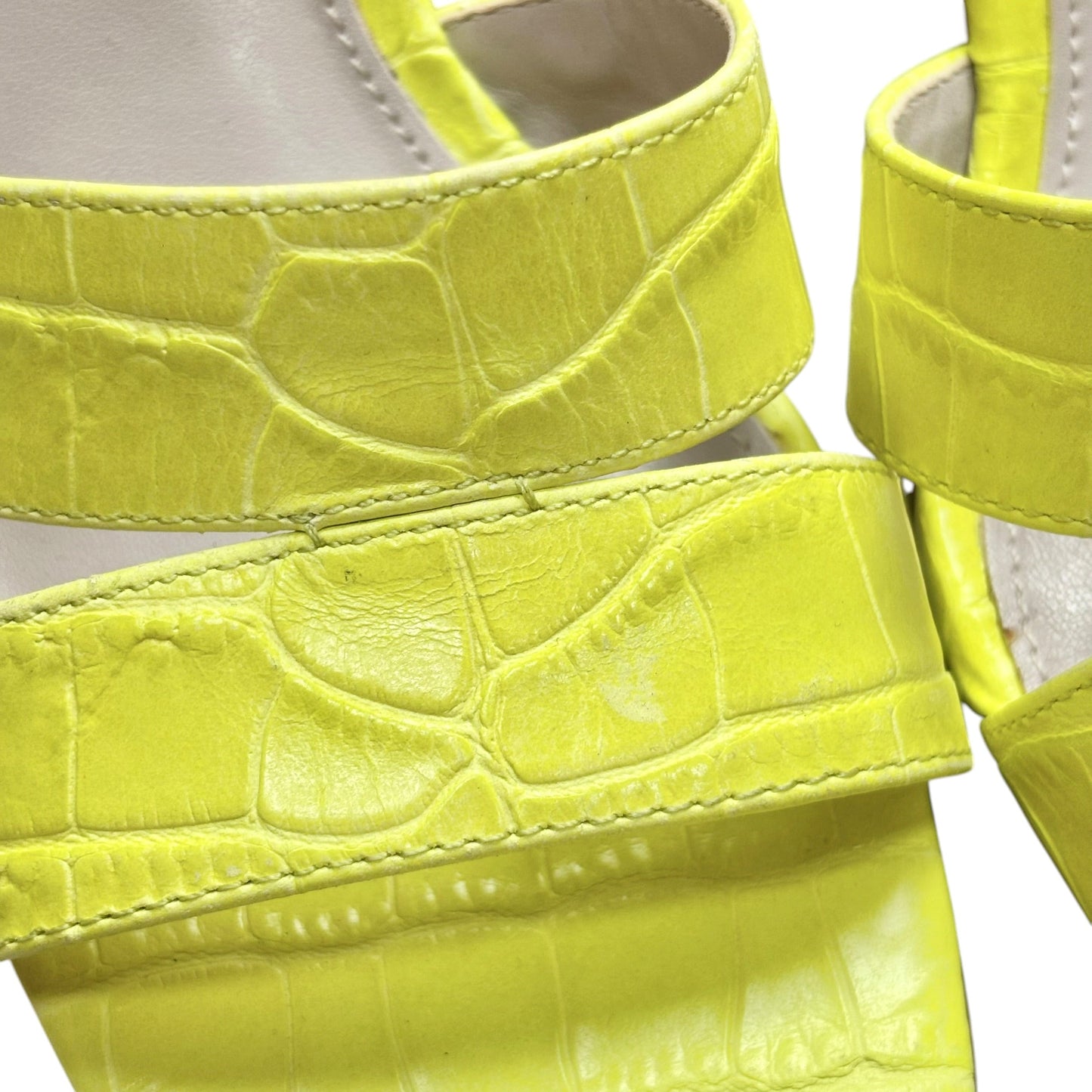 Sandals Heels Block By Vince Camuto In Yellow, Size: 6