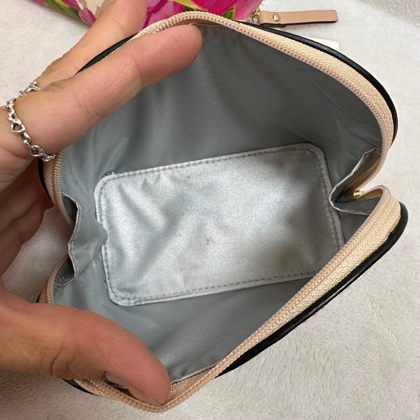 Set of 2 Make up bags Designer Tag By Kate Spade, Size: