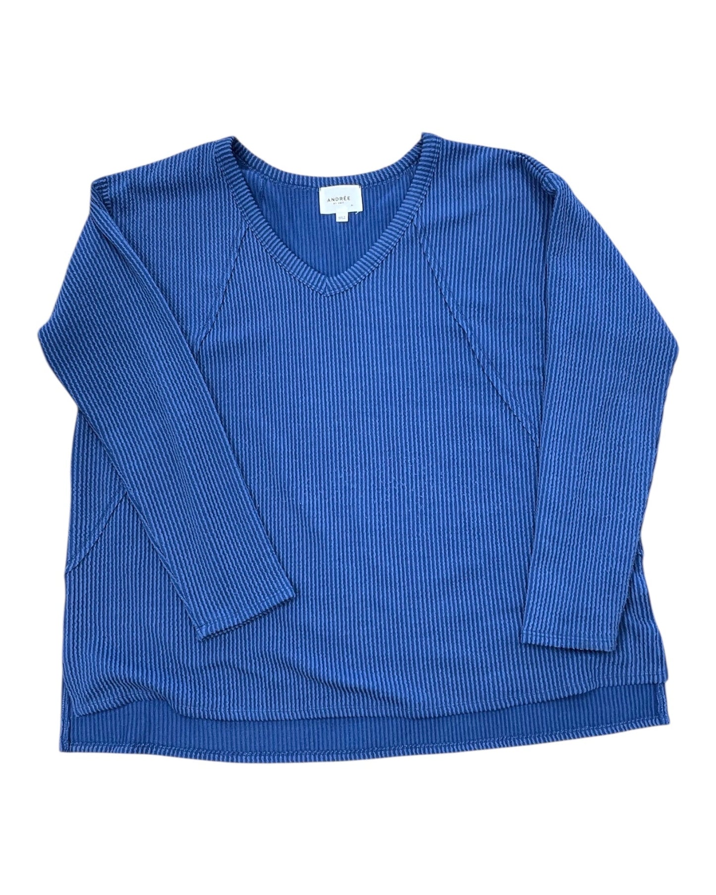 Top Ls By Clothes Mentor In Blue, Size:M