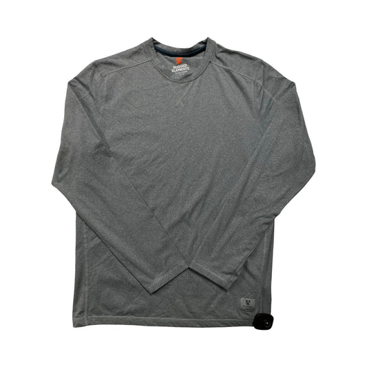 Athletic Top Ls Crewneck By Cmc In Grey, Size:S