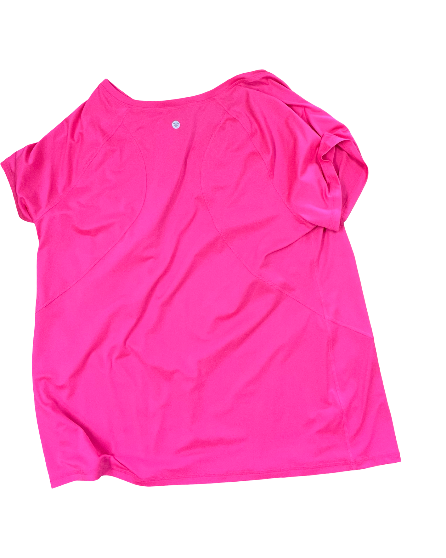 Athletic Top Ss By Livi Active In Pink, Size:2X