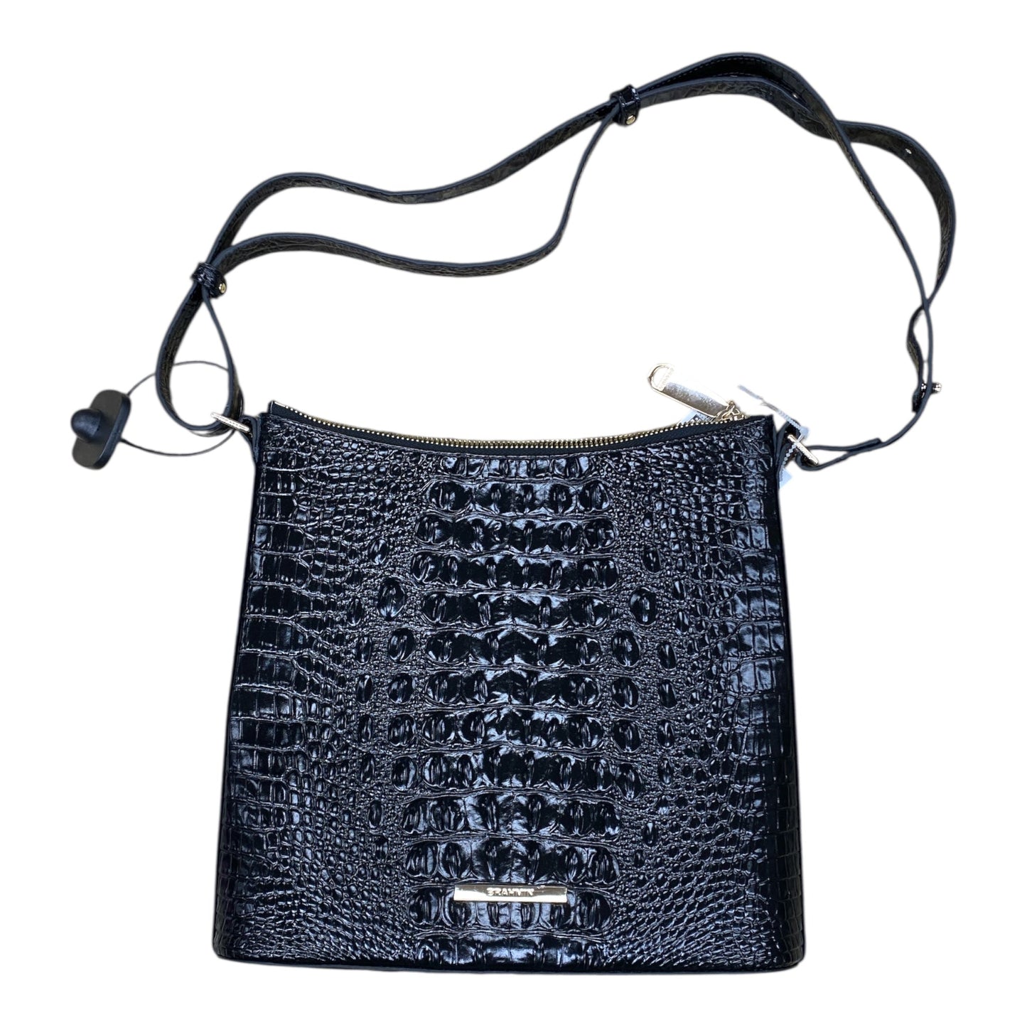 Handbag Designer By Brahmin In Black, Size:Medium