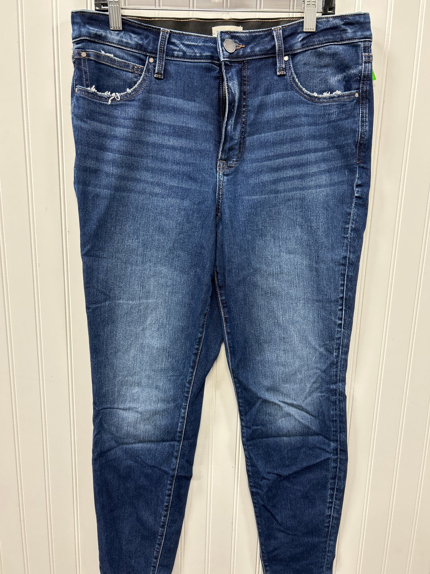 Jeans Skinny By Cmc In Blue Denim, Size:16