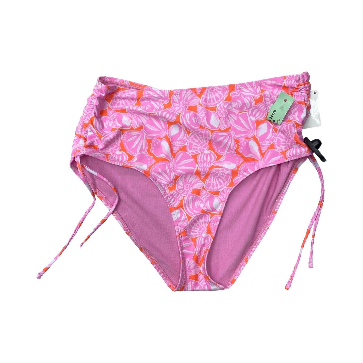 Swimsuit 2Pc By Stella Parker In Orange & Pink, Size:L