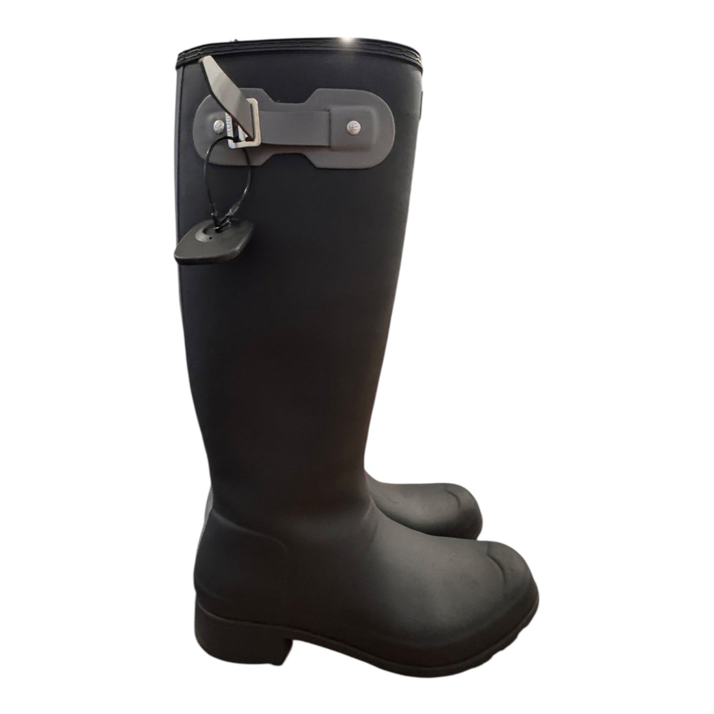 Boots Rain By Hunter In Black, Size:9