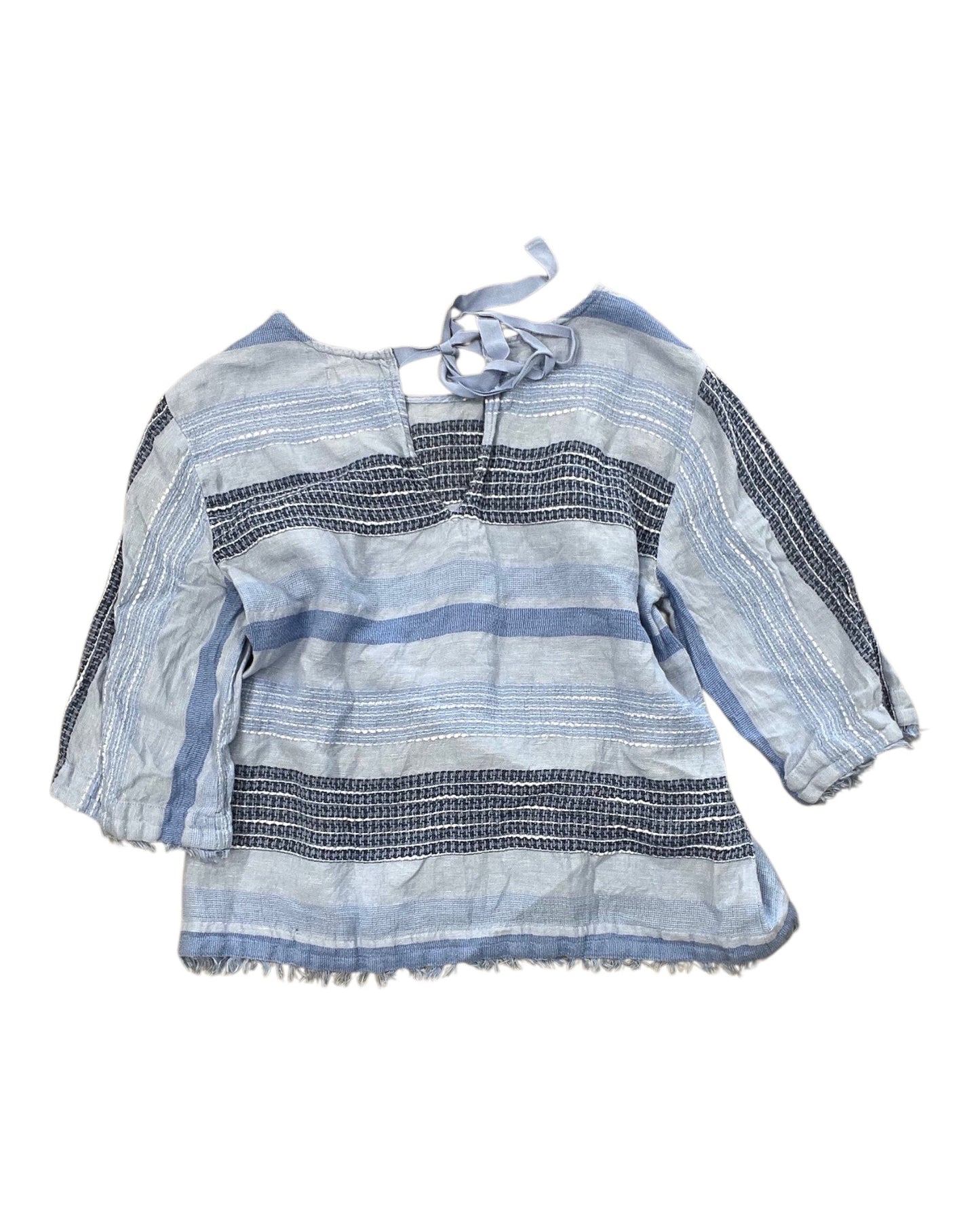 Top 3/4 Sleeve By Cloth & Stone In Blue, Size:M