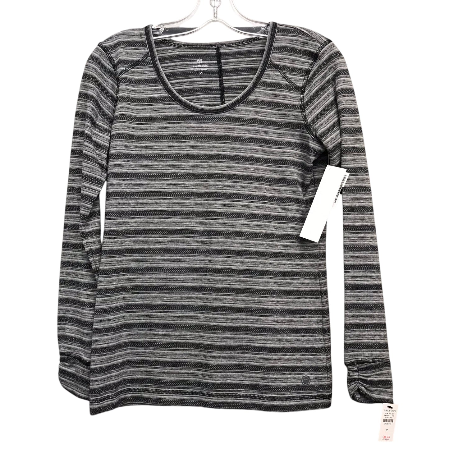 Top Ls By Talbots In Grey & Orange, Size:Sp