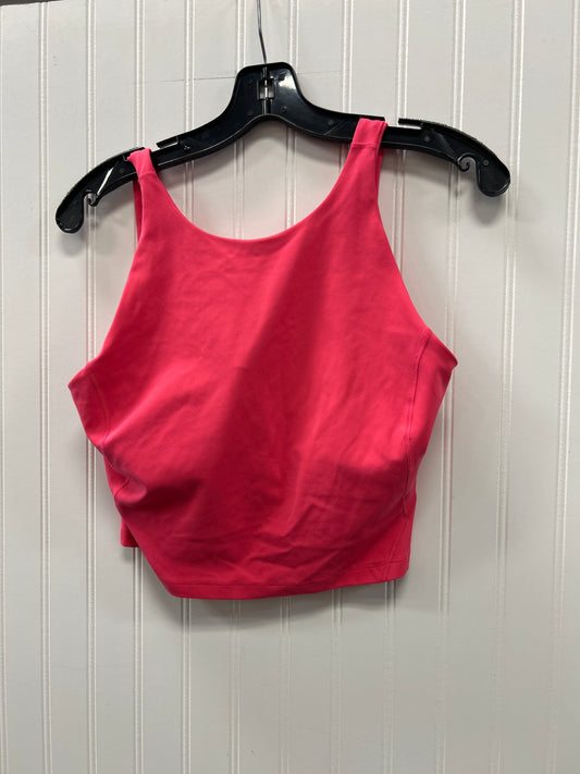 Athletic Tank Top By Lululemon In Pink, Size:M