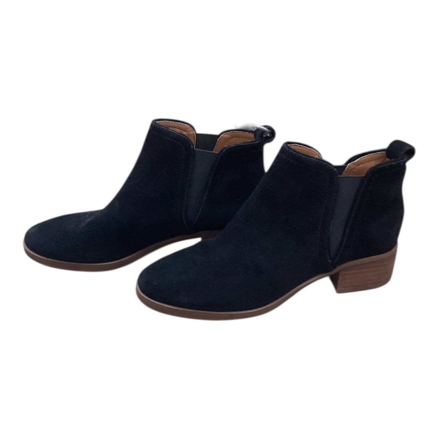 Boots Ankle Heels By Lucky Brand In Black, Size:7.5