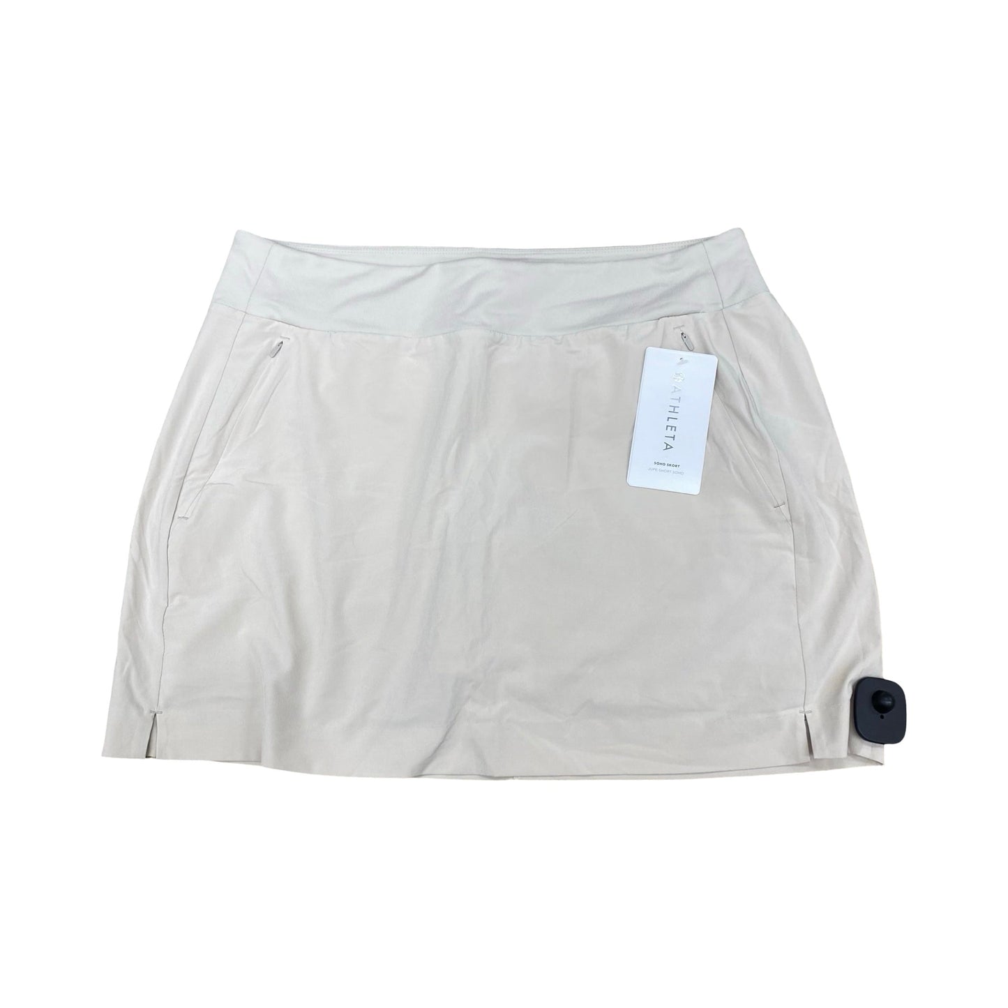 Athletic Skort By Athleta In Cream, Size:16
